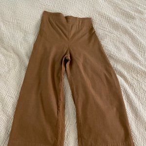 Only Child - Dune Wide Leg Crop - Stretch Cotton